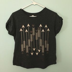 kids arrows graphics tee
